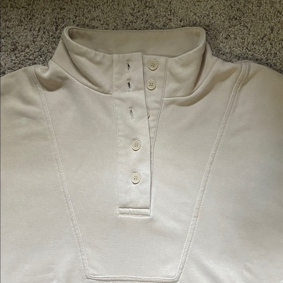 Womens Time and Tru Mock Neck Button Sweatshirt size XL - Picture 5 of 9